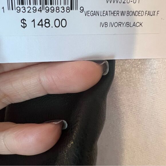 NWT WeWoreWhat Faux fur Sherpa blazer with front pockets size Medium women's - Picture 11 of 16